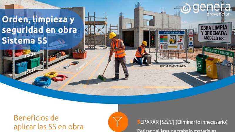 Metodología 5S en obras de construcción: orden, seguridad y eficiencia