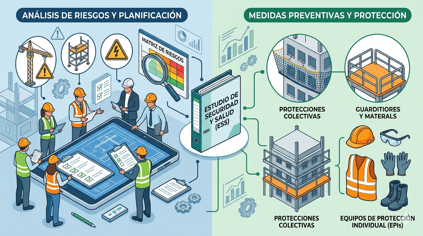 Estudio de Seguridad y Salud en obras: qué es, cuándo es obligatorio y responsabilidades legales